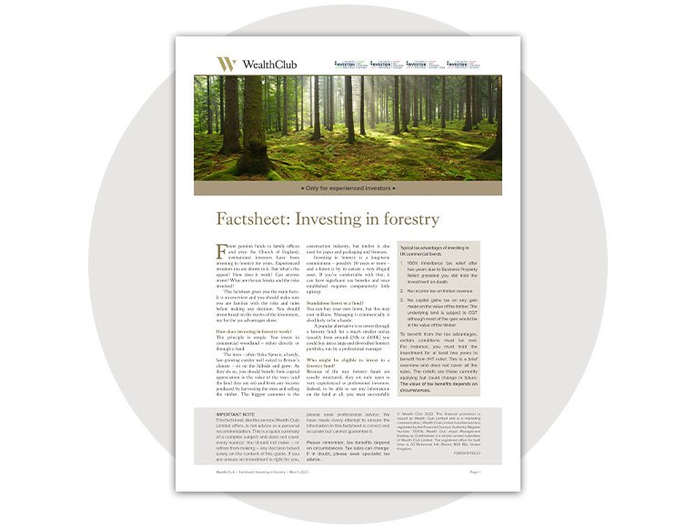 Forestry factsheet