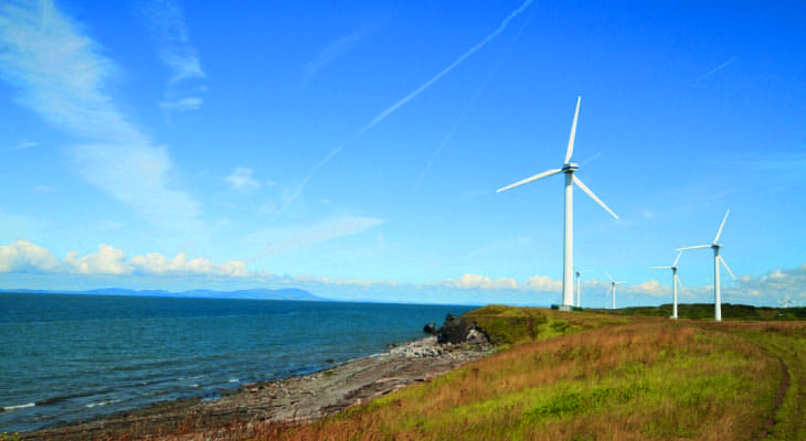 Curlew Power wind farm in Workington, Cumbria