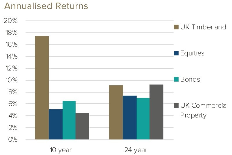 Forestry annualised returns
