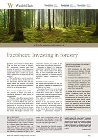 Forestry factsheet border