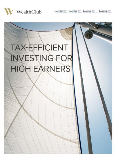 Tax-efficient investing for high earners free guide cover